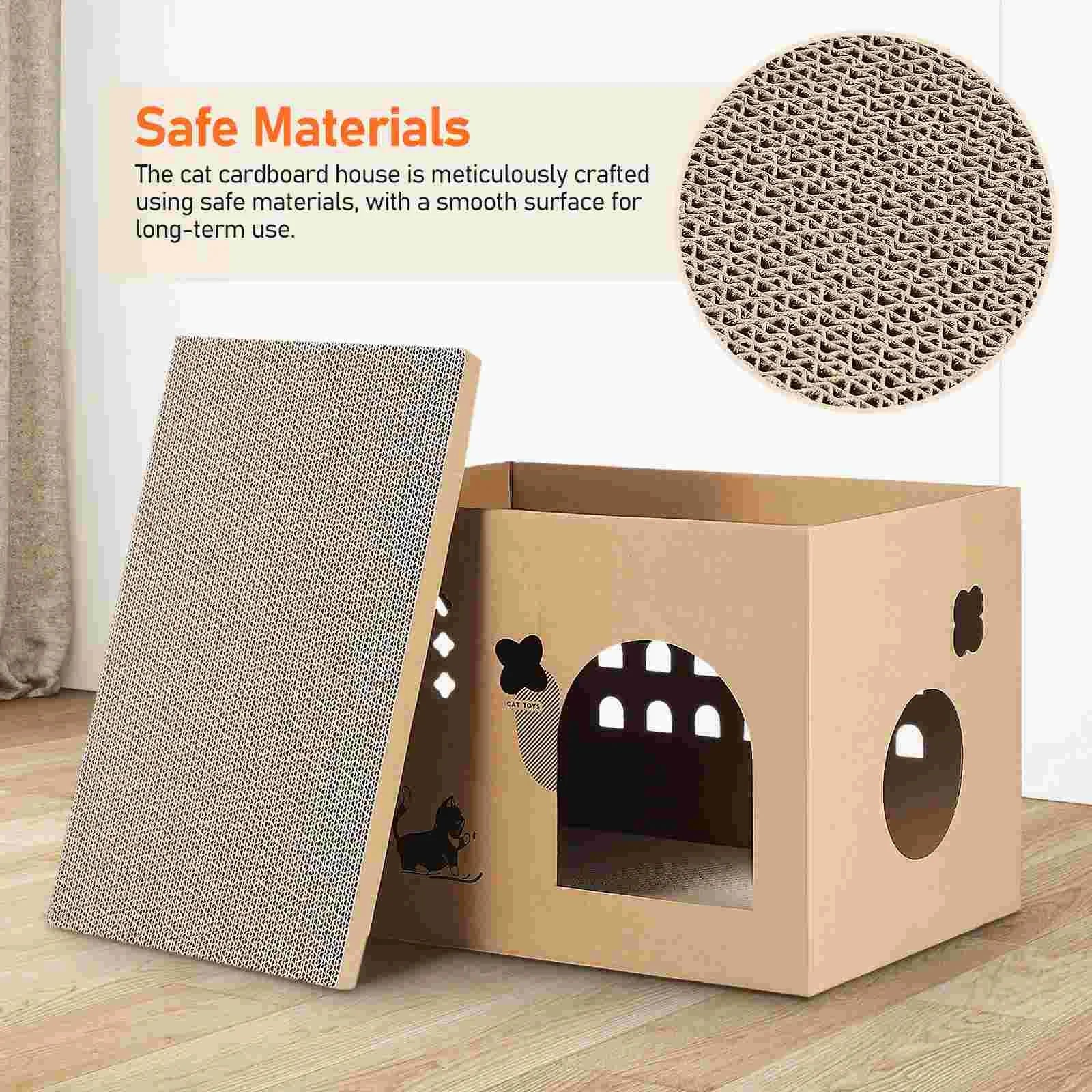 CatCabin- Cat Cardboard Box House