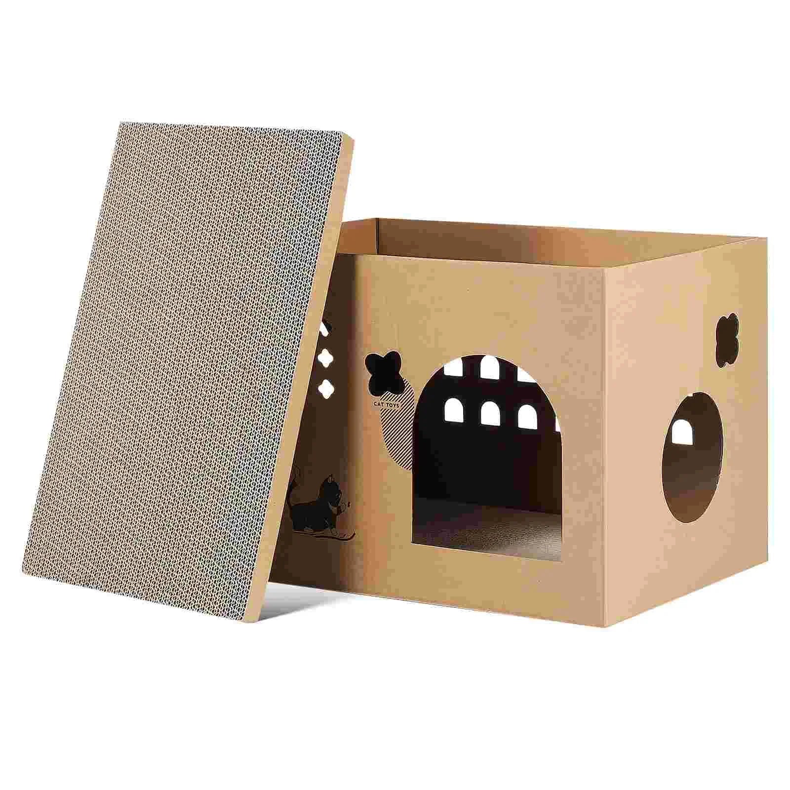 CatCabin- Cat Cardboard Box House