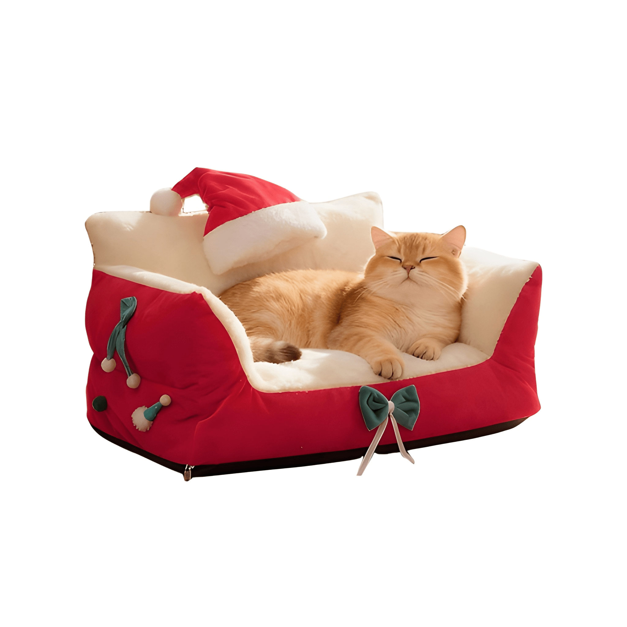 SantaPaws Lounger- Cat Christmas Lounger