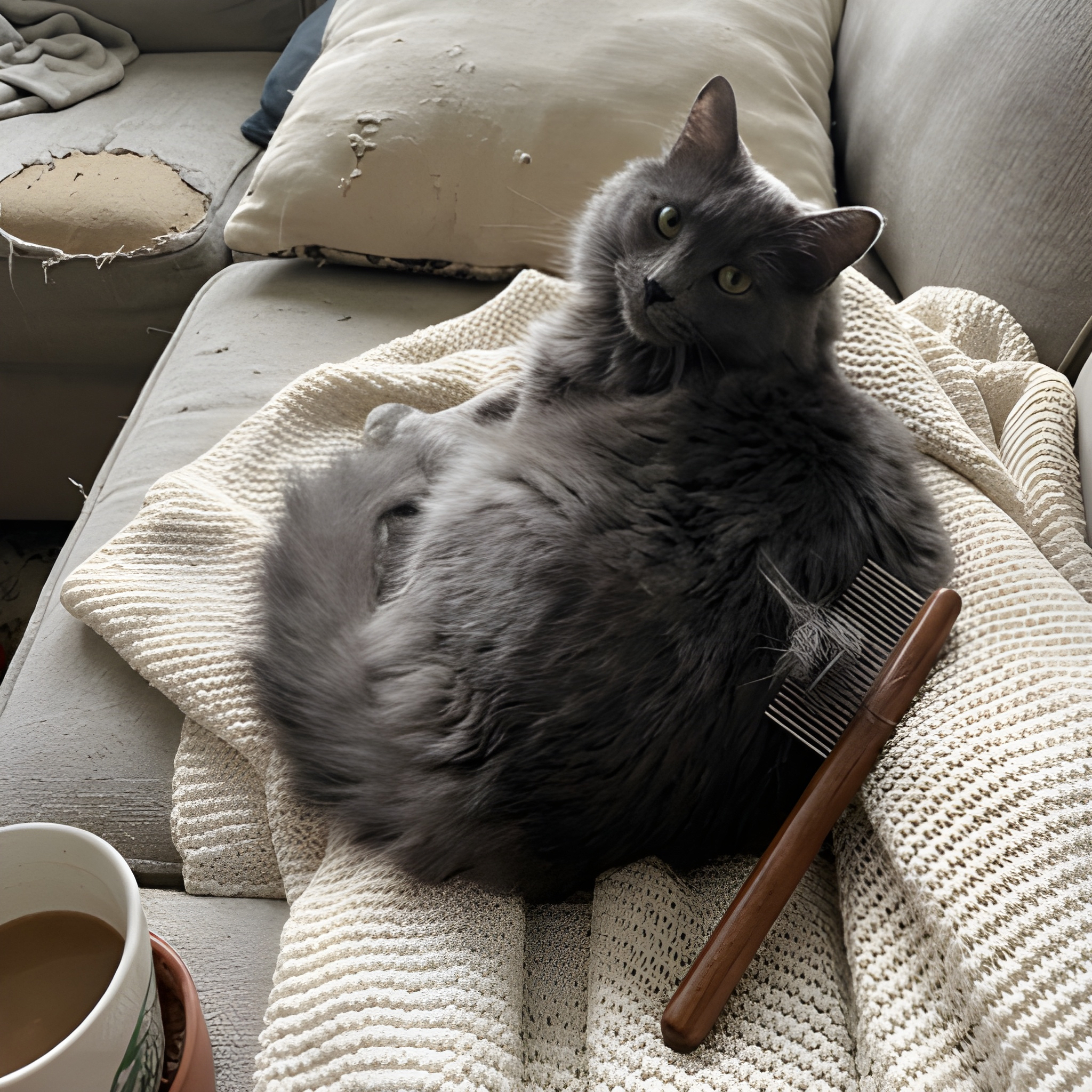 TimberTail- Cat Rounded Tip Brush
