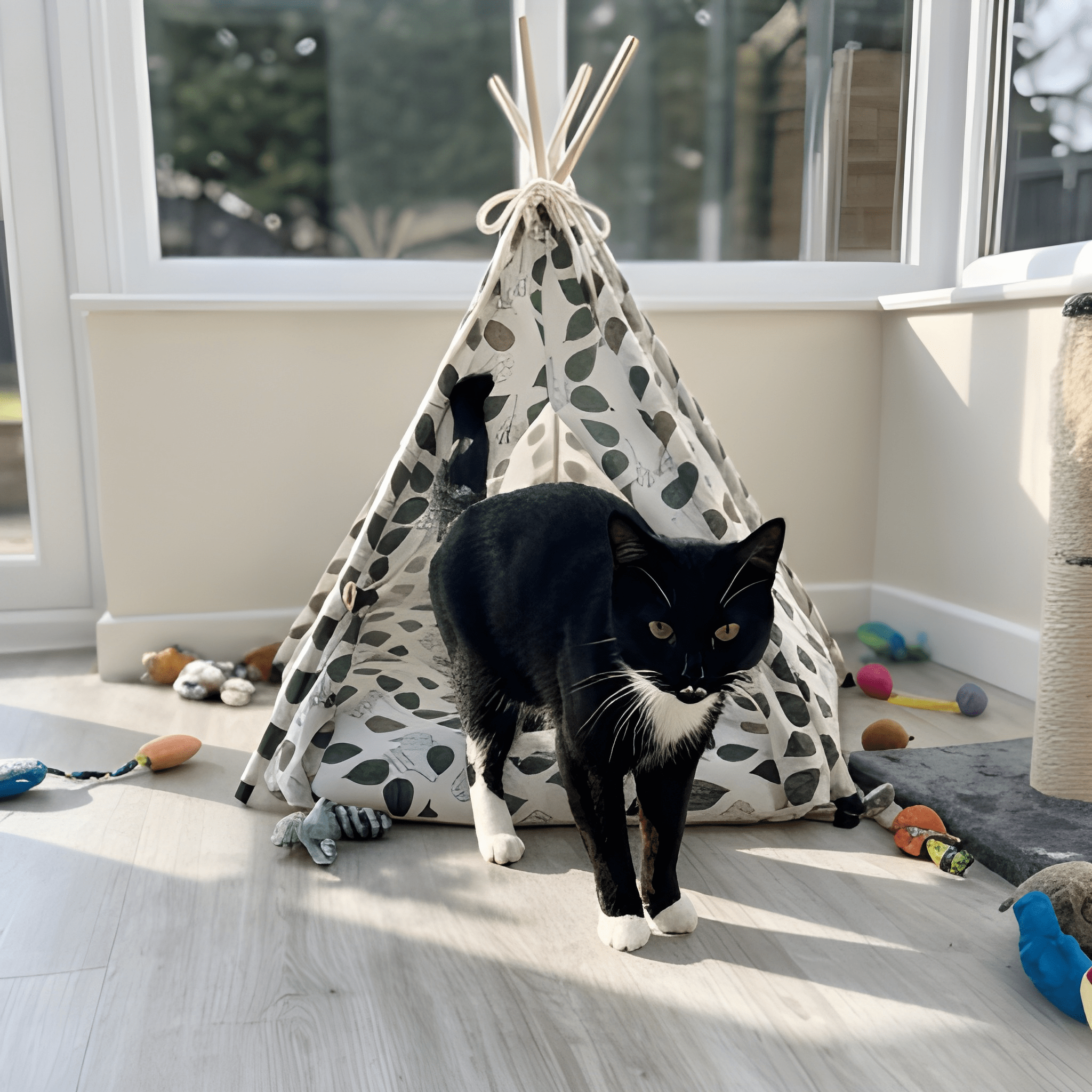 Pawsh Tent- Cat Tepee Tent